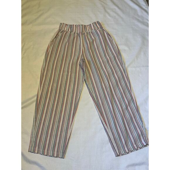 Harper by Block Striped pants Size Medium Red White Blue - Picture 2 of 2